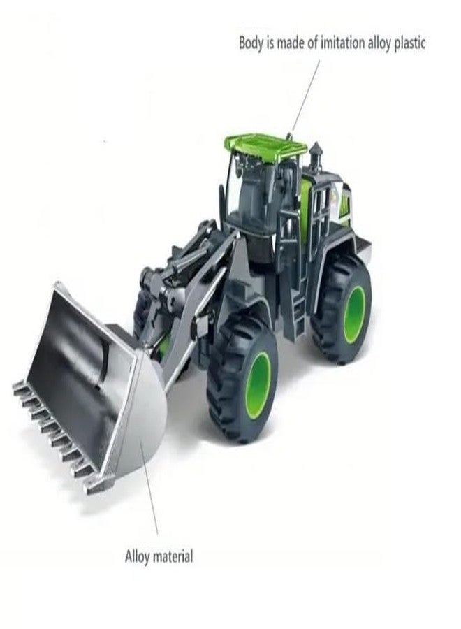 SHIPEASE جرافة هندسية برأس من سبيكة غير قابلة للكسر من SHIPEASE، تعمل بالقصور الذاتي، مناسبة للأطفال الأولاد، مجموعة ألعاب شاحنة بناء تعمل بالاحتكاك مع نماذج واقعية - Image 5